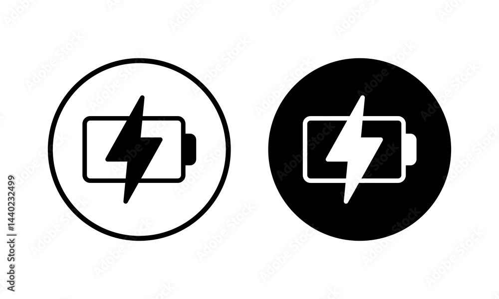 Battery icon vector illustration. battery charging sign and symbol. battery charge level Battery icon vector illustration. battery charging sign and symbol. battery charge level