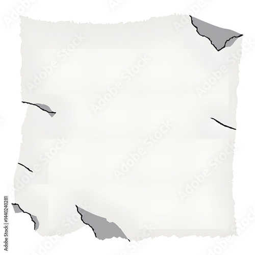 torn paper with space for text