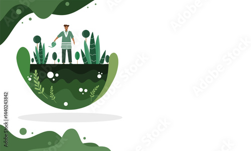 Celebrating Earth Environment Day with Vector Designs for a Sustainable Future