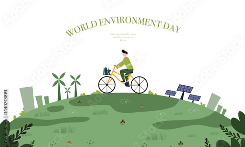 Celebrating Earth Environment Day with Vector Designs for a Sustainable Future