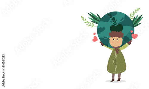 Earth Environment Day with Vector Designs