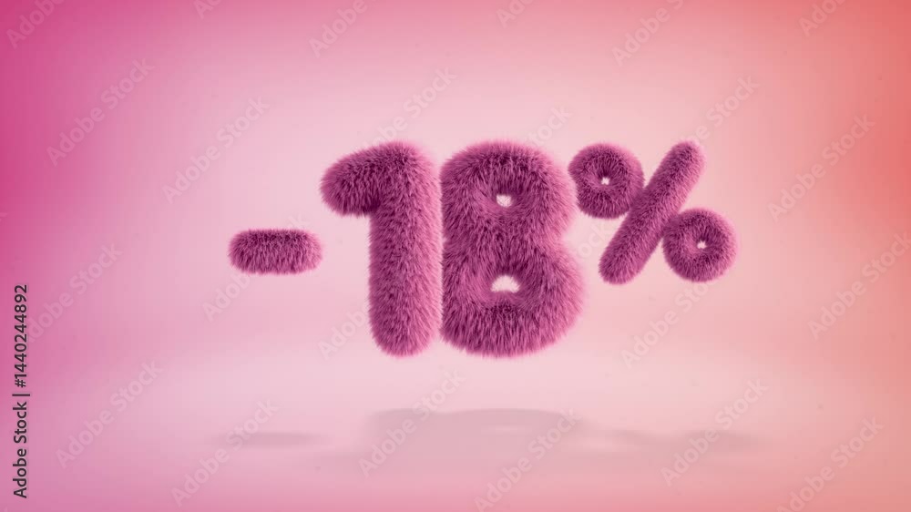 Pink Math 18 18% pink fluffy numbers and symbols on a simple gradient background ...