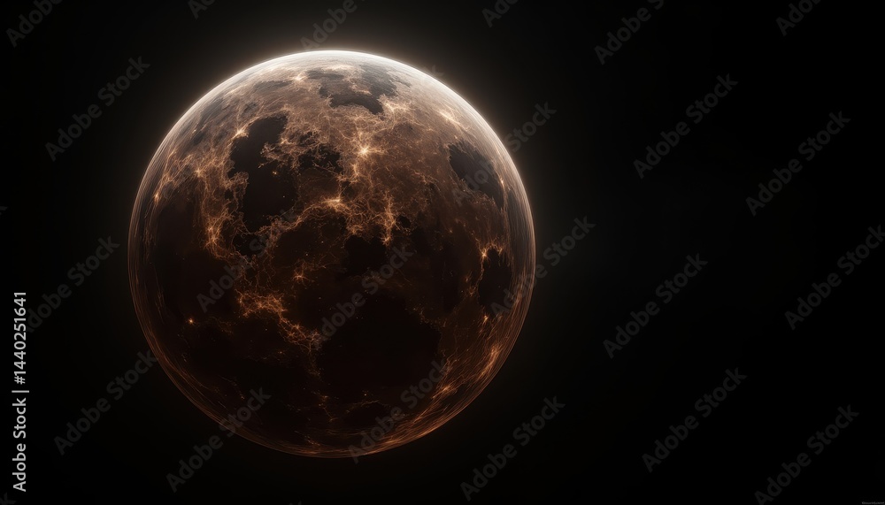 Cosmic Moon, Fiery Glow Cosmic Moon, Fiery Glow