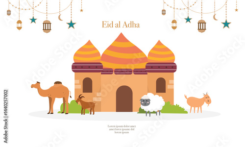A Special Day for Eid Al Adha Backgrounds Exploring Festive Islamic Art