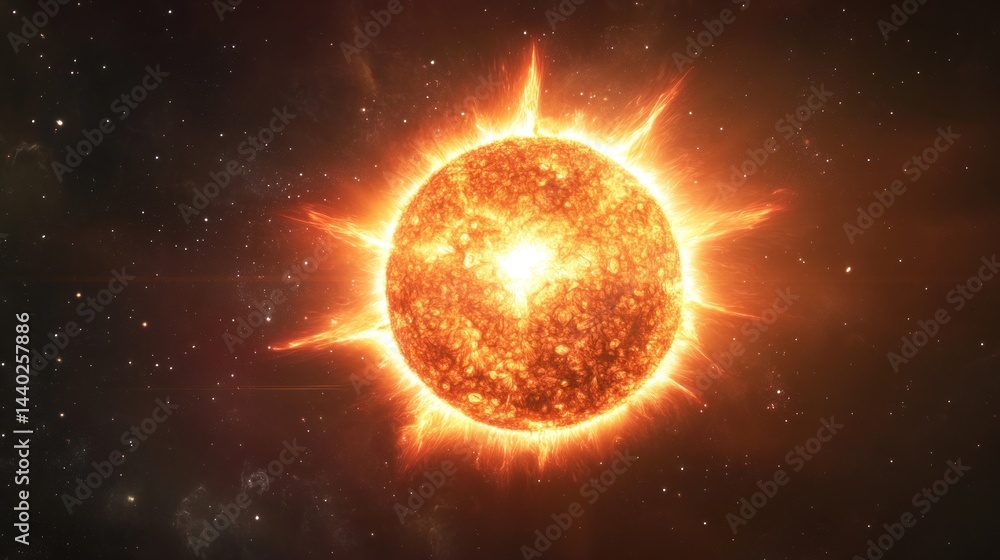 Starry Solar Flare Starry Solar Flare