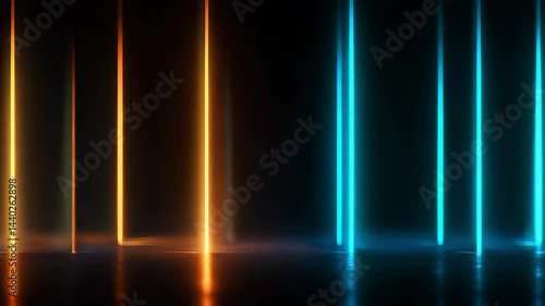 Abstract representation of colorful sound waves in vibrant colors.