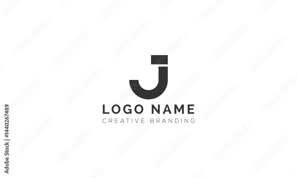 Minimalist J Logo for Branding and Identity. Minimalist J Logo for Branding and Identity.
