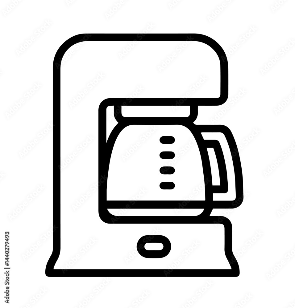 Coffee Maker Machine with Glass Carafe, Brewing Americano, Espresso, Arabica, Robusta, Specialty Coffee Varieties, Home Brewing Concept, Kitchen Appliance for Fresh Coffee Preparation Coffee Maker Machine with Glass Carafe, Brewing Americano, Espresso, Arabica, Robusta, Specialty Coffee Varieties, Home Brewing Concept, Kitchen Appliance for Fresh Coffee Preparation