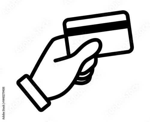 Hand Holding Credit Card – Online Payment, Banking Transaction, Financial Services, E-commerce, Secure Payment 