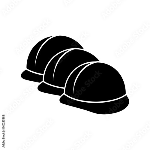 hard hat vector silhouette