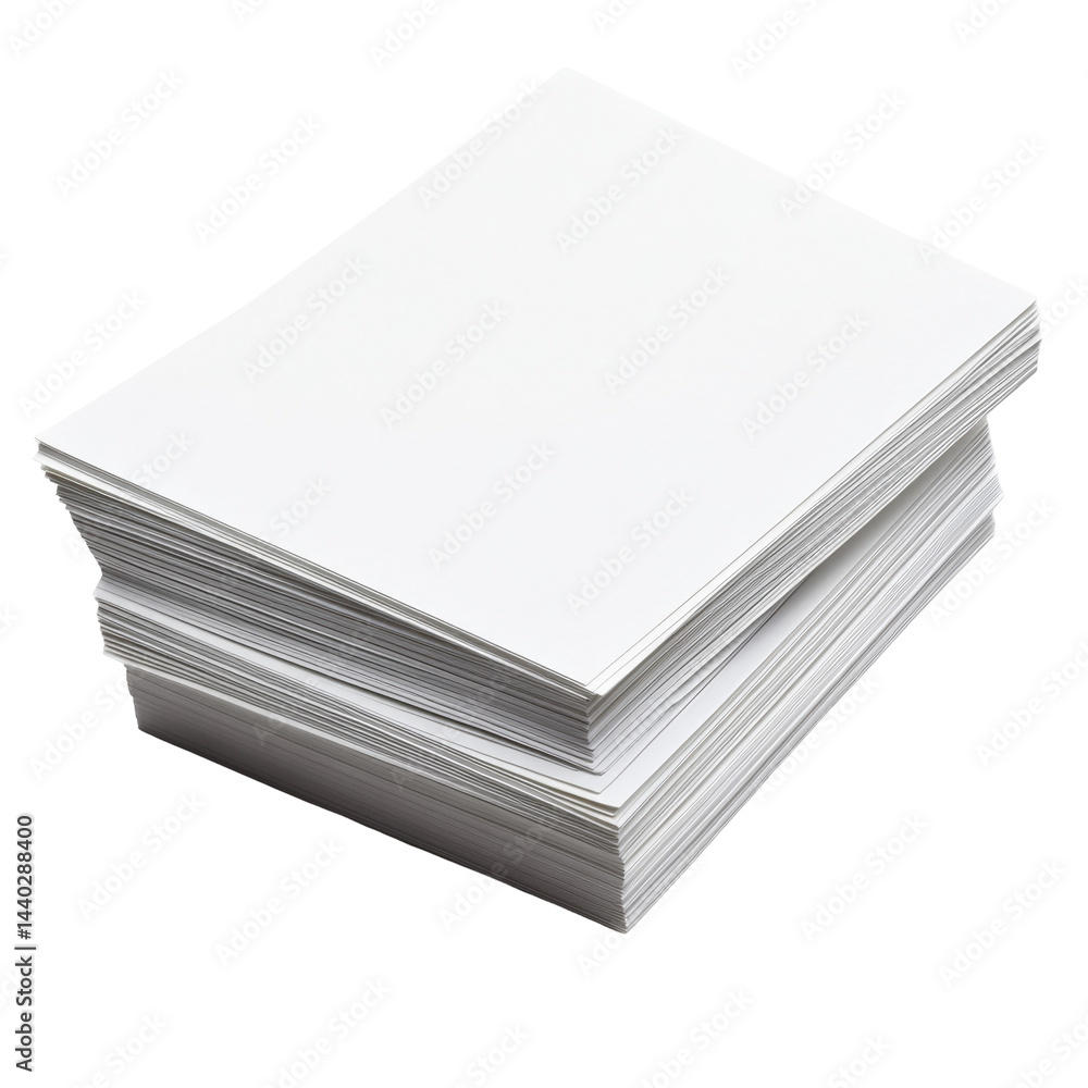 Stack Of Minimalist Index Cards Crisp Image isolated on a transparent backgroun Stack Of Minimalist Index Cards Crisp Image isolated on a transparent backgroun