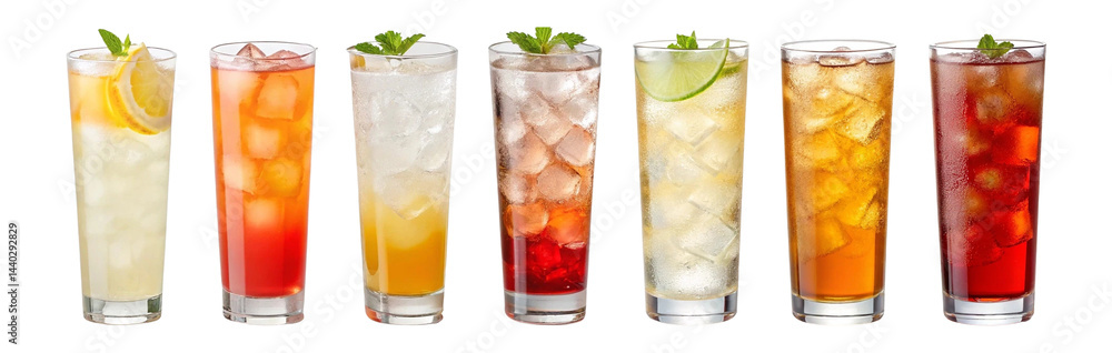 Collection of drinks PNG Refreshing Iced Beverages in Variety of Flavors Screwdriver cocktail transparent PNG set bundle, Collection of drinks PNG Refreshing Iced Beverages in Variety of Flavors Screwdriver cocktail transparent PNG set bundle,