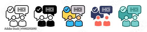 Effective Communication multiple icon