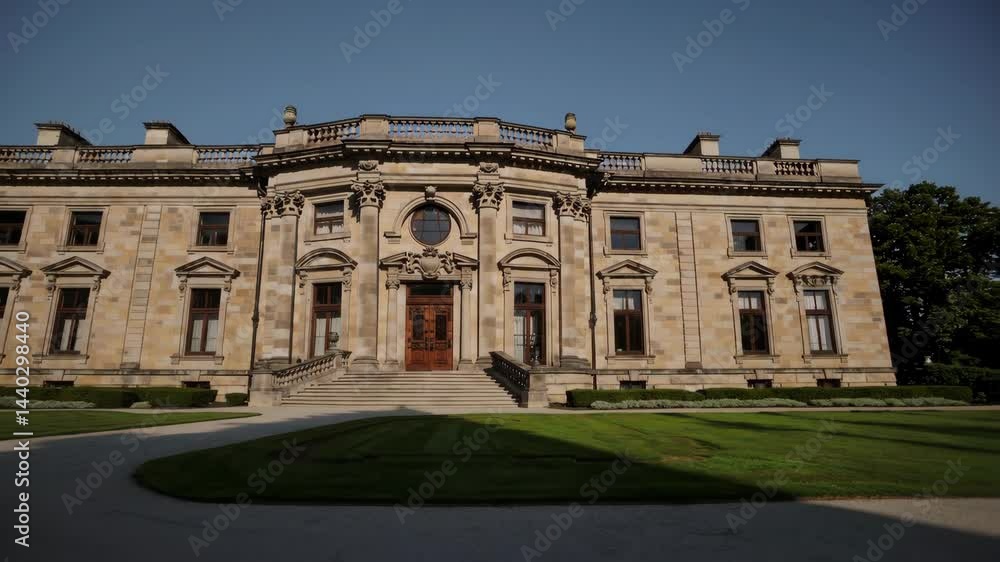 Elegant Mansion with Grand Architecture in Serene Landscape Tour Elegant Mansion with Grand Architecture in Serene Landscape Tour