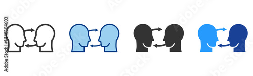 Interaction Icon Multiple Style Vector Collection 