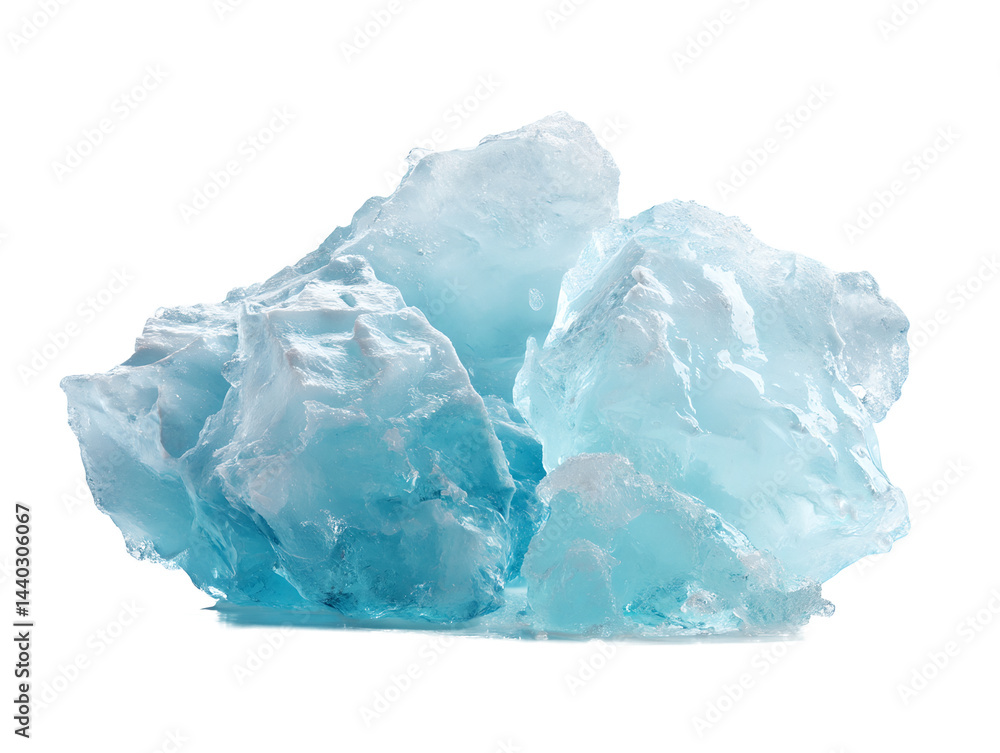 A large blue rock