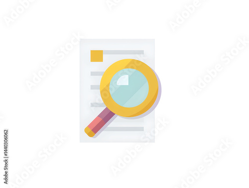 Obraz na płótnie A magnifying glass w salonie