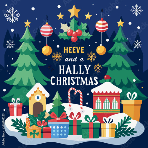 Download Have A Holly Jolly Christmas - Christmas Day Svg File For Design.
