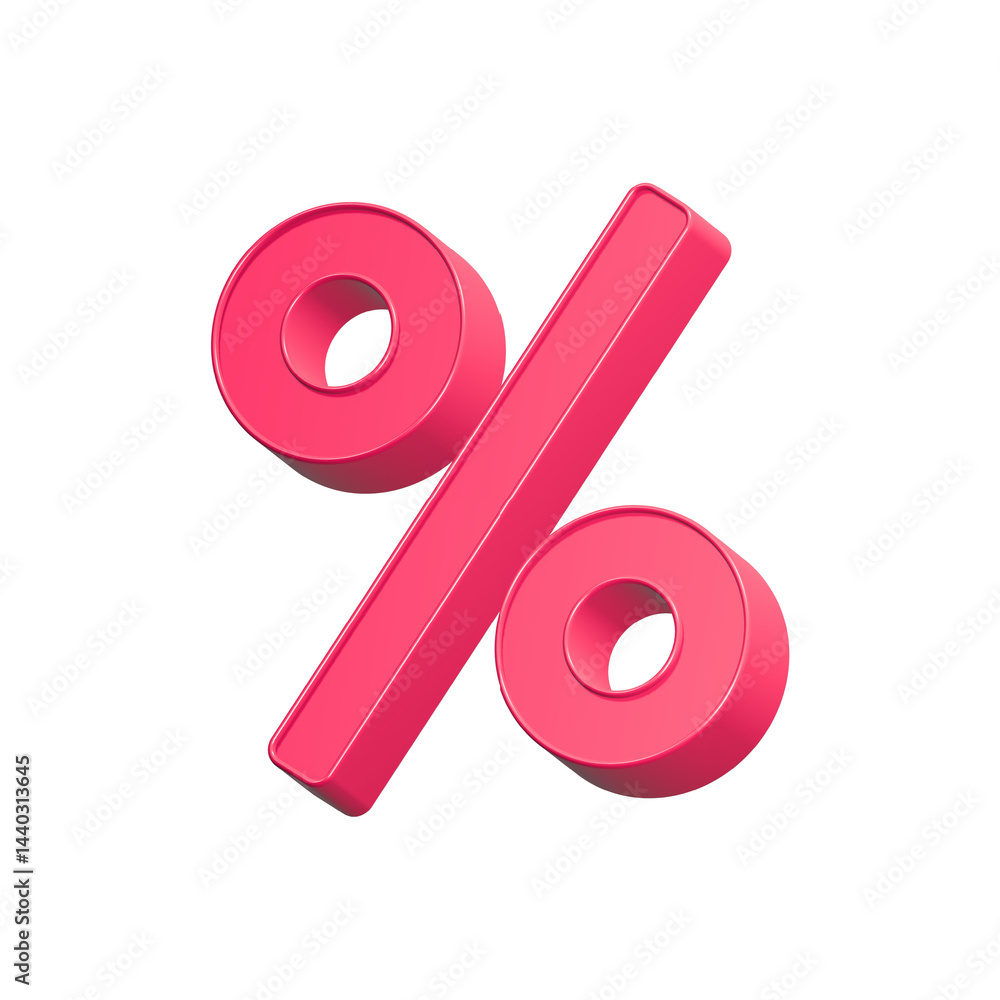 percent symbol promotion sale 3d rendering percent symbol promotion sale 3d rendering