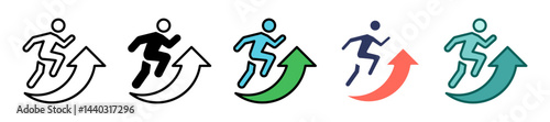 Growth line icon