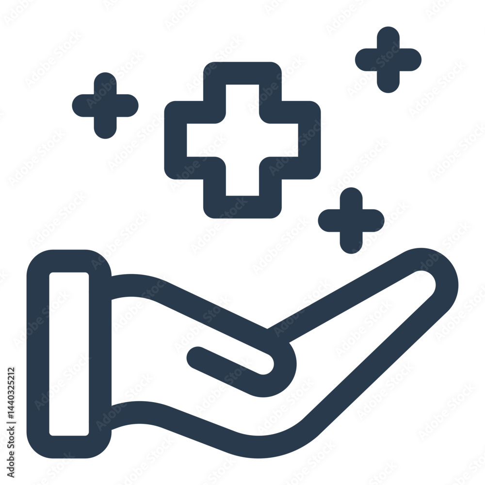 Fototapeta premium Hand Offering Healthcare Support