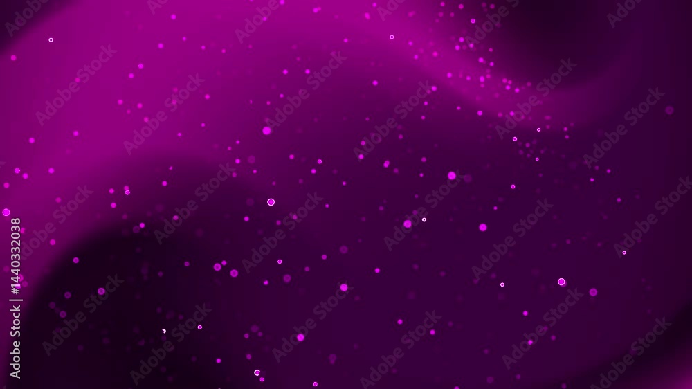 purple background with with dotted particles is great for feminine design projects, social media graphics, and promotional materials. Vibrant and eyecatching, animated background with particle dots
