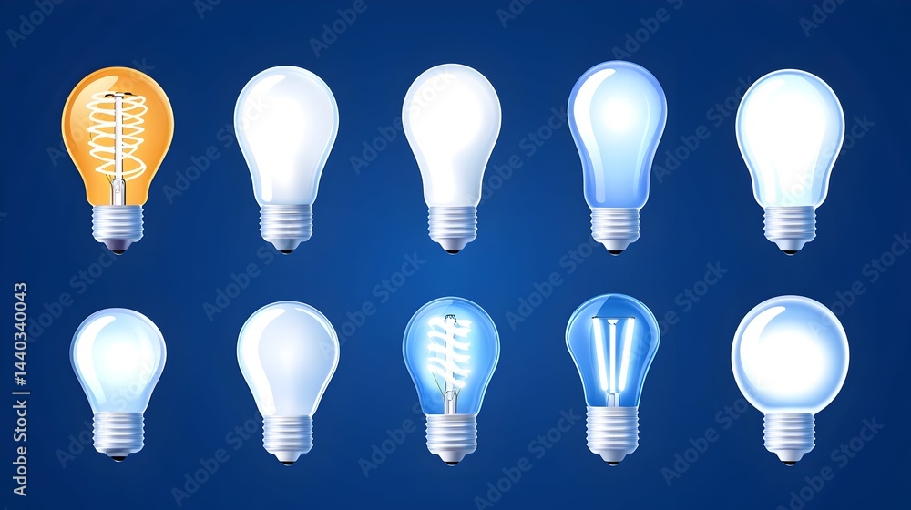 Evolution of light bulbs incandescent, CFL, and LED Evolution of light bulbs incandescent, CFL, and LED