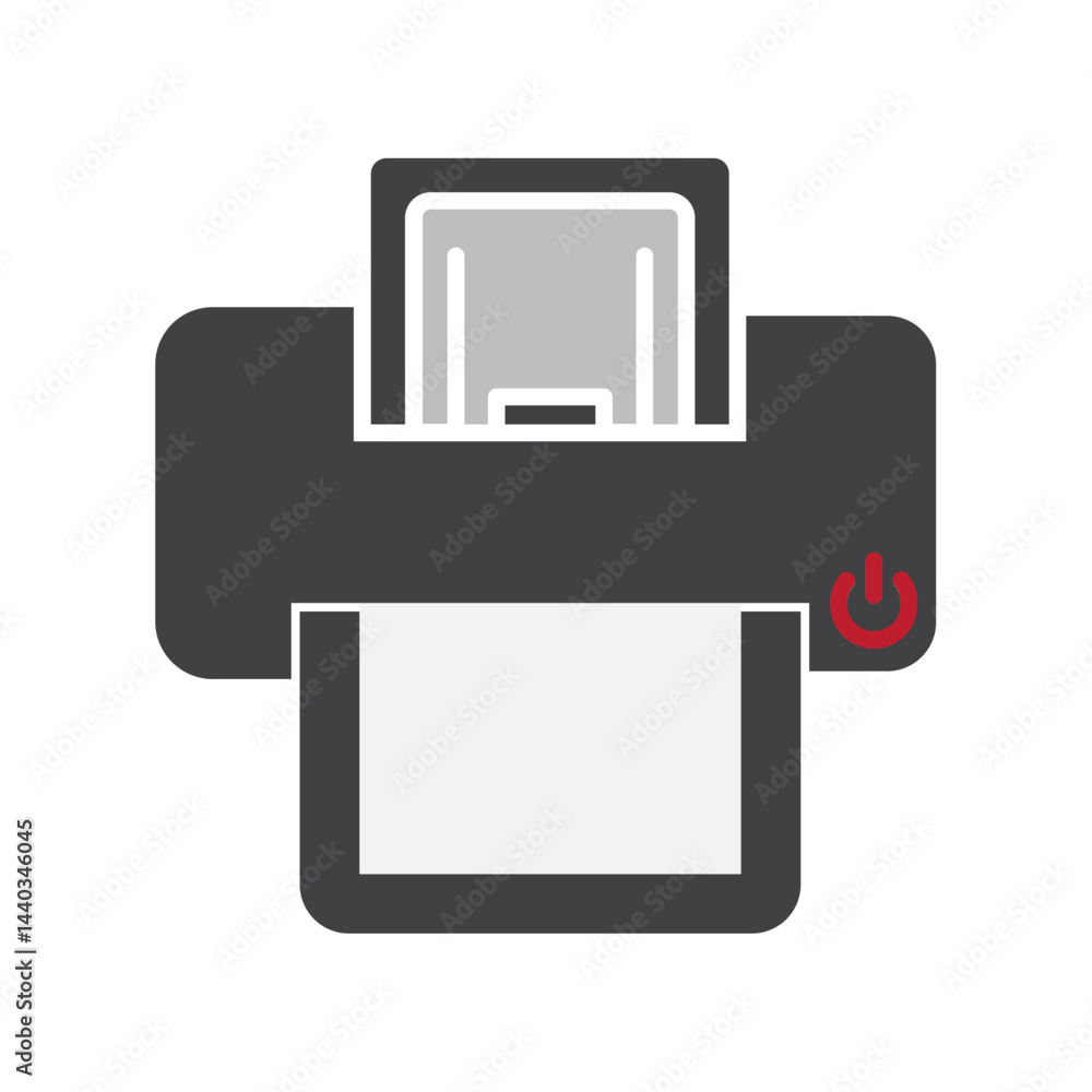 printer icon vector illustration printer icon vector illustration