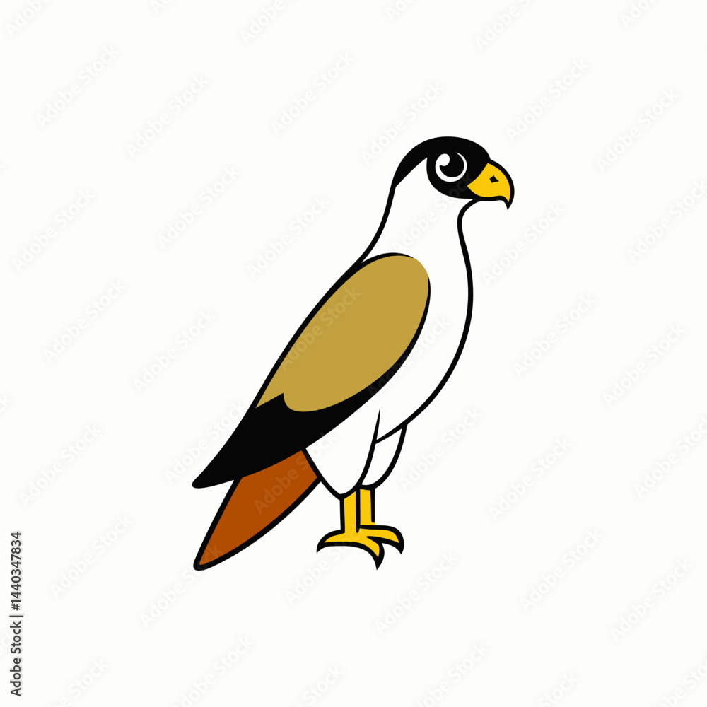 Obraz premium vector illustration of a bird