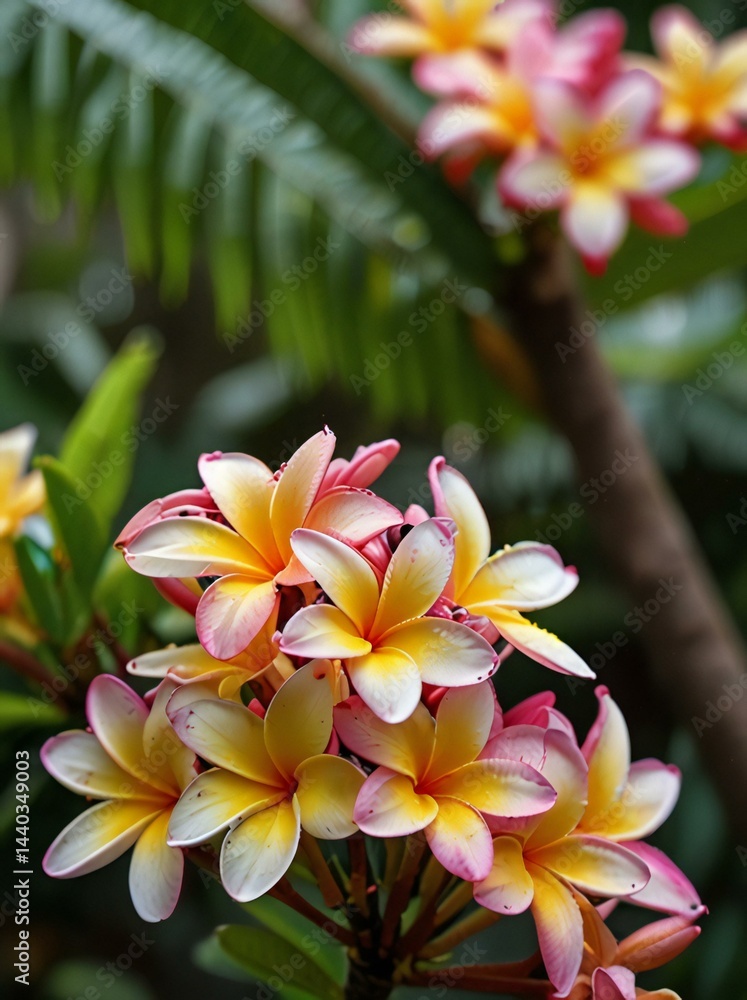 Fototapeta premium frangipani plumeria flower