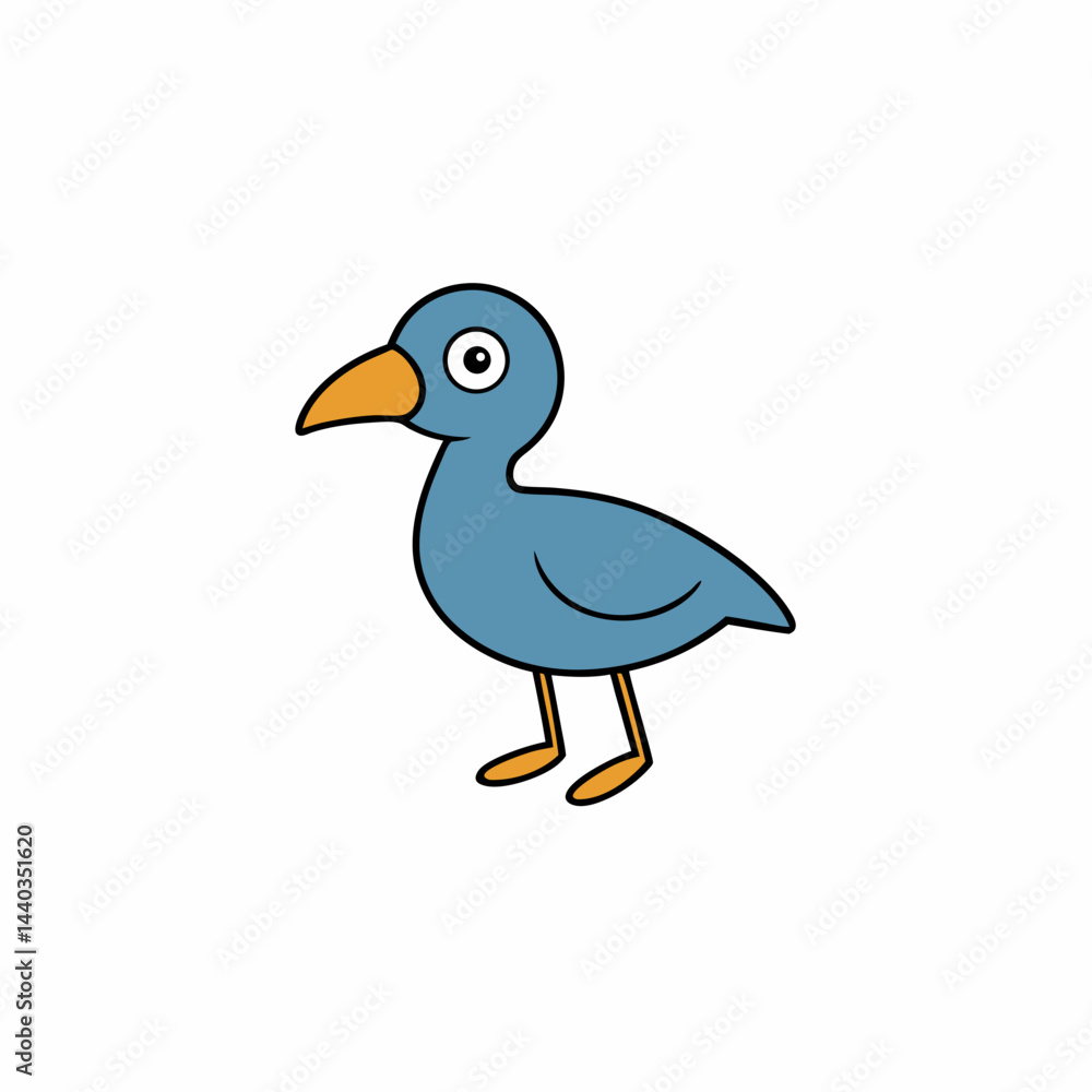 Obraz premium duck on white background
