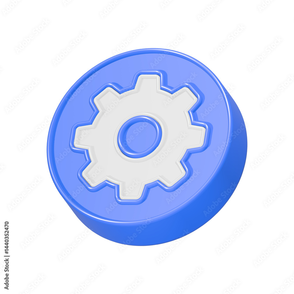 gear setting 3d rendering machine setting gear setting 3d rendering machine setting