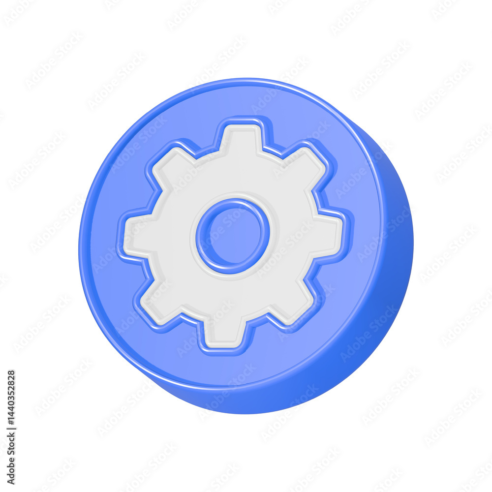gear setting 3d rendering machine setting gear setting 3d rendering machine setting