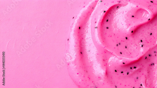 Wallpaper Mural Pink texture background of dragon fruit jam spread Torontodigital.ca