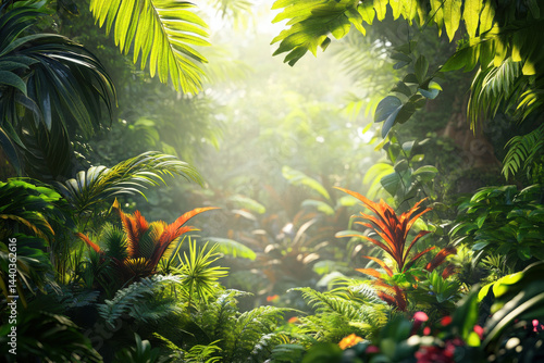 breathtaking view of unique cup forests featuring rare plant species from around world.