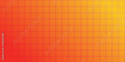 Vector gradient orange background. Abstract texture of the orange squares for publication, design, poster, calendar, post, screensaver, wallpaper, postcard, cover, banner, website. Illustration