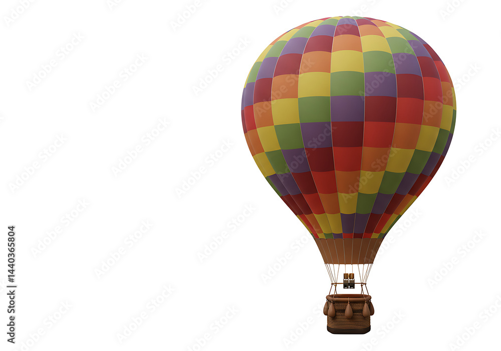 Obraz premium Colorful Hot Air Balloon