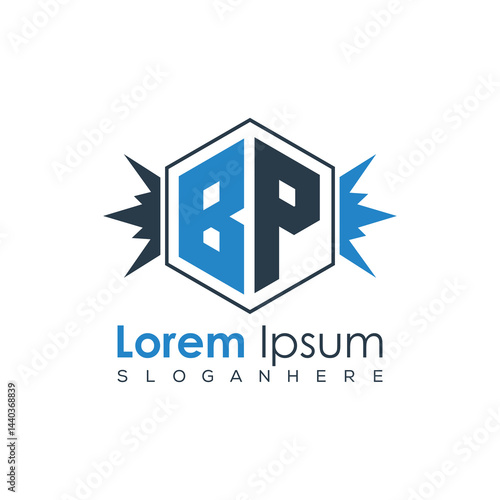 Free Download Modern Latter Luxury Monogram Logo with Royal Crown and Polygon Frame - GFXLoad