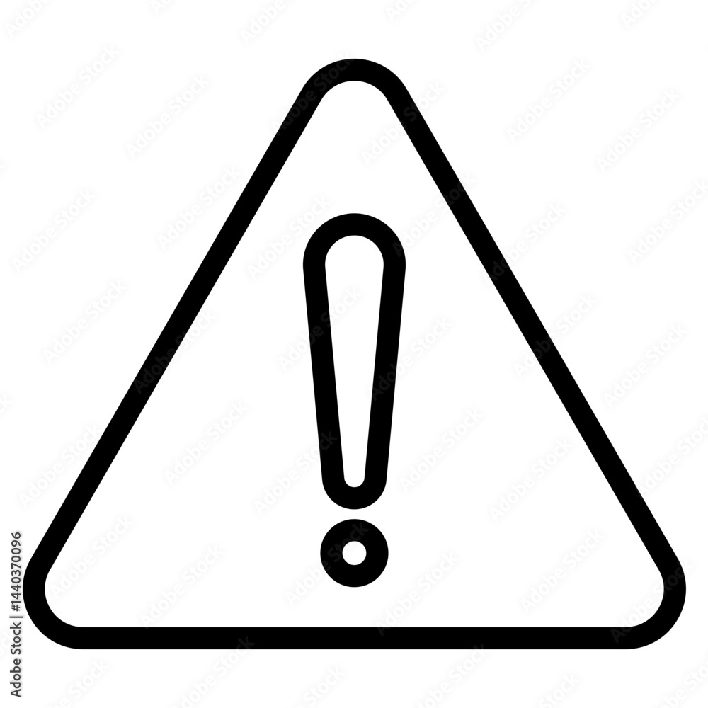 Alert icon in vector illustration Alert icon in vector illustration