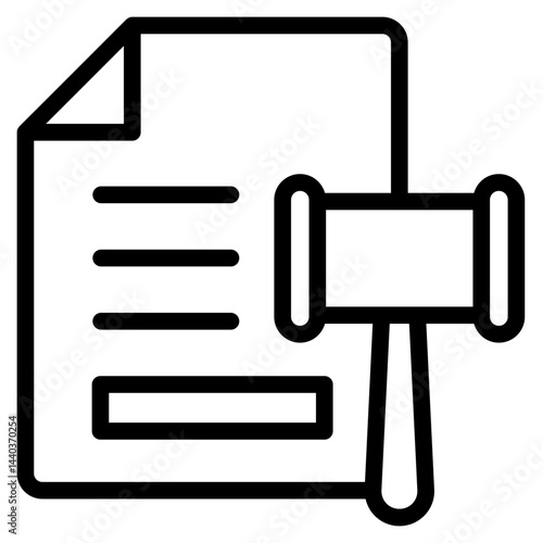 Legal icon in vector illustration