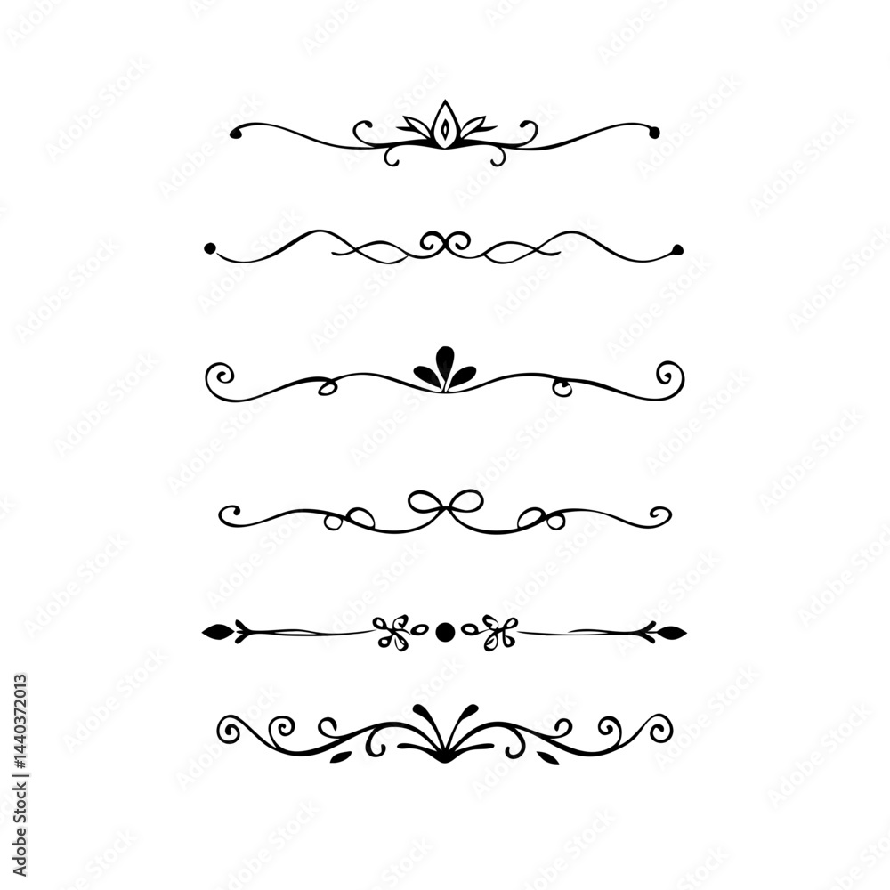 Text dividers doodle set. Wedding decorative elements. Divider ornament borders vintage line separators.Line dividers. Decorative swirl text separators, vintage divider.Golden vintage floral elements Text dividers doodle set. Wedding decorative elements. Divider ornament borders vintage line separators.Line dividers. Decorative swirl text separators, vintage divider.Golden vintage floral elements