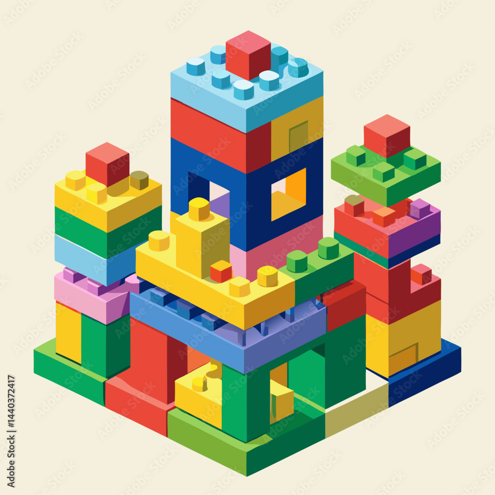 Obraz premium toy building blocks
