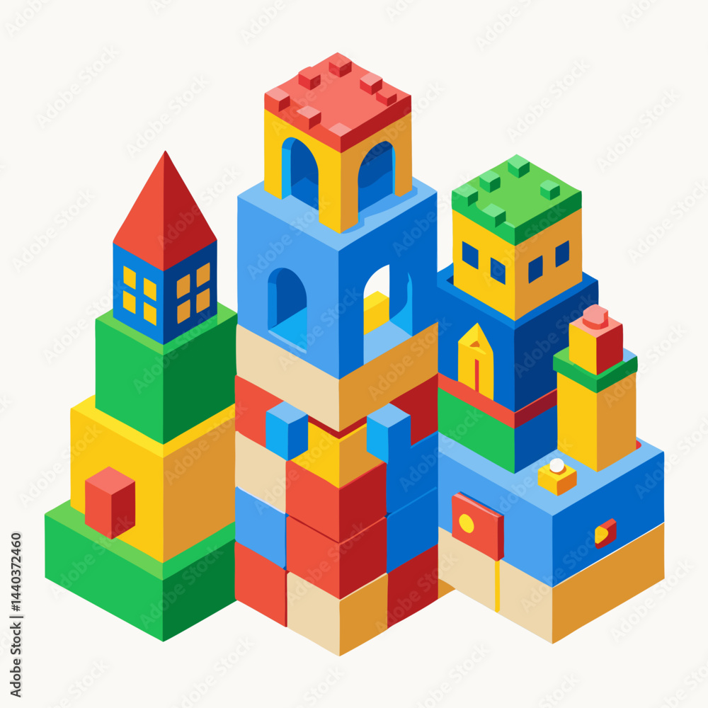 Fototapeta premium toy building blocks