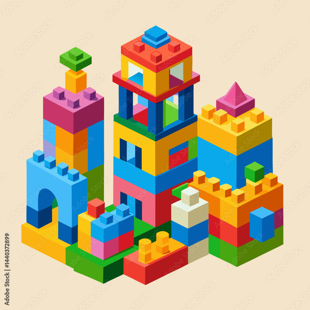 Obraz premium toy building blocks