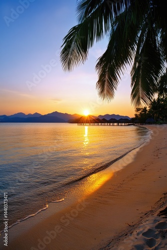 Sunset on the Beach