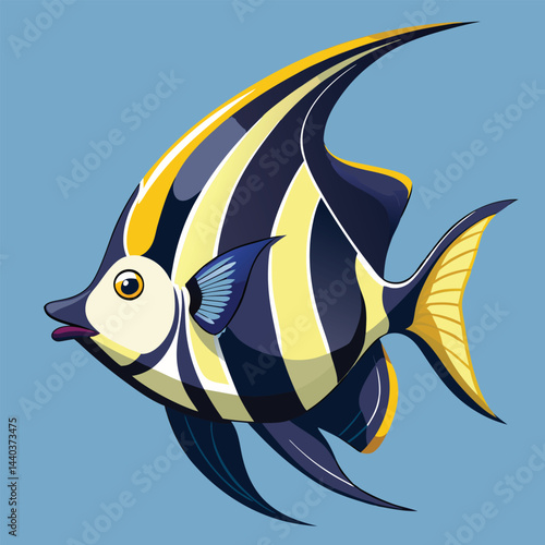 Angelfish Vector Illustration on White Background - PNG Format

Colorful Angelfish Fish Art Vector Isolated on White

