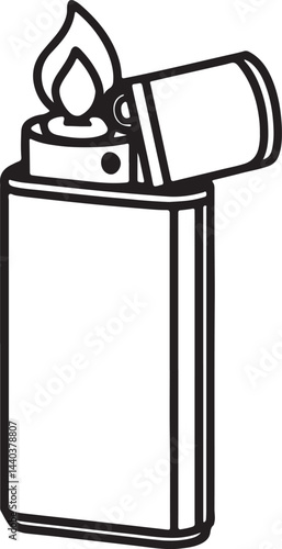 lighter line art, black outline, vector and illustration, coloring book page line art drawing