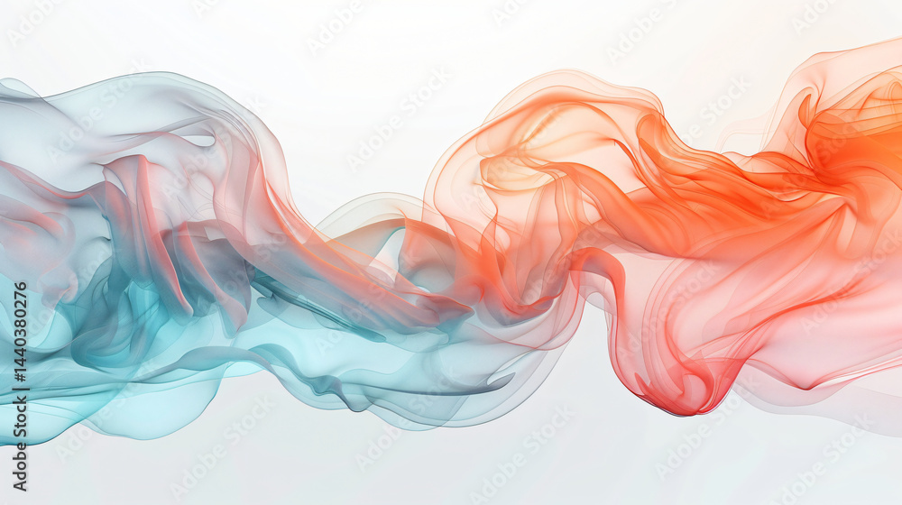 abstract colorful smoke