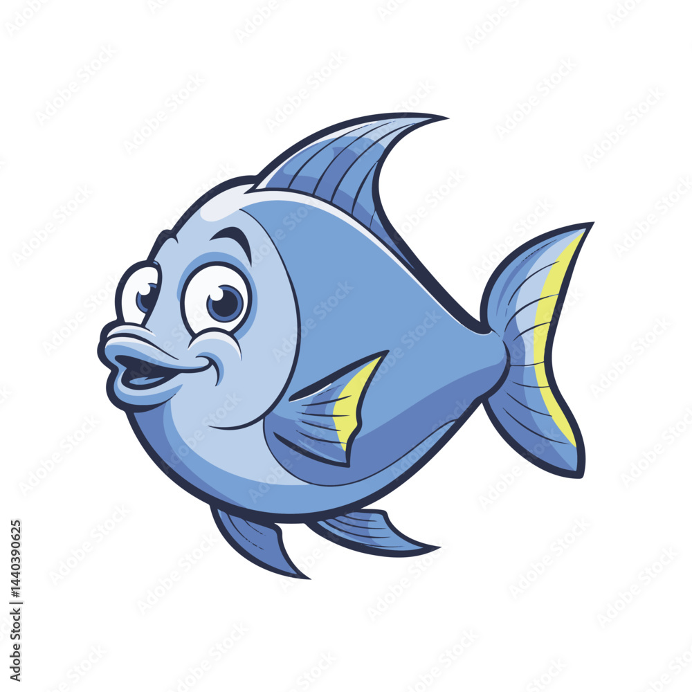 Obraz premium vector illustration of fish