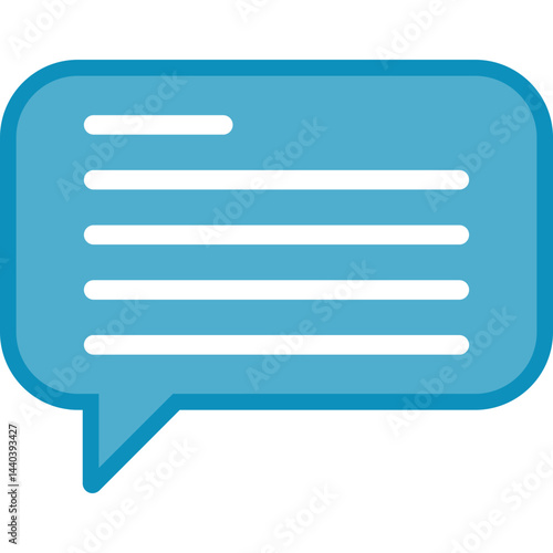 Text Flat Icon